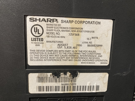 Sharp 32SF56B