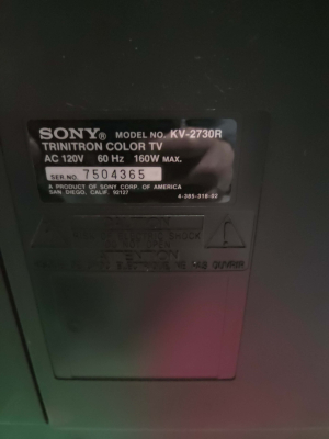 Sony KV-2730R