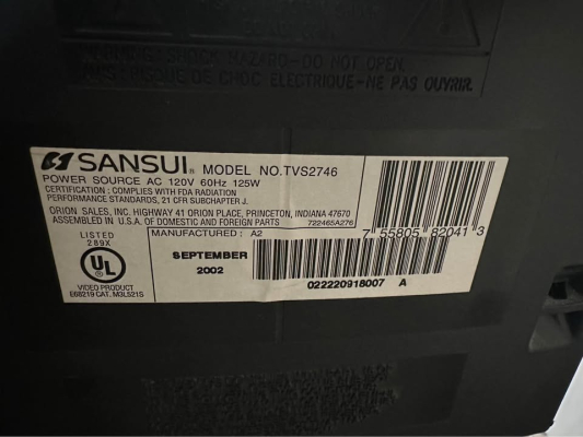 Sansui TVS2746