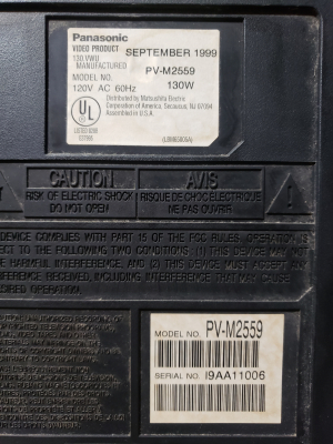 Panasonic PV-M2559