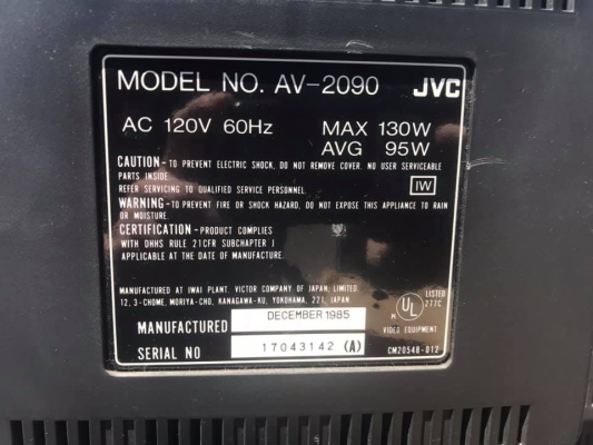 JVC AV-2090