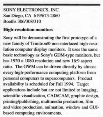 Sony GWM-3000