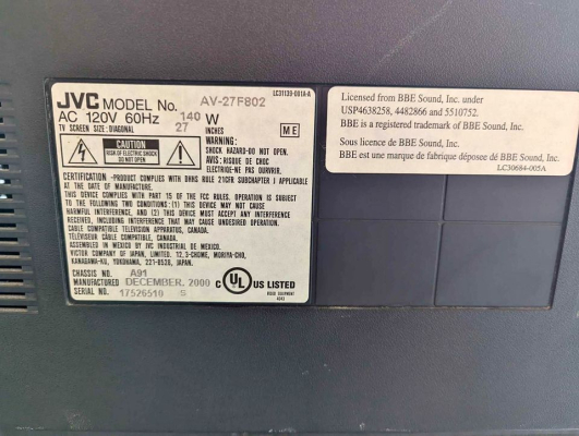 JVC AV-27F802