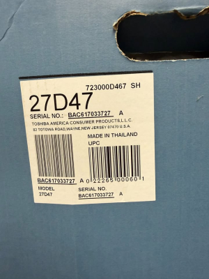 Toshiba 27D47