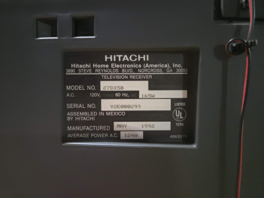 Hitachi 27DX5B