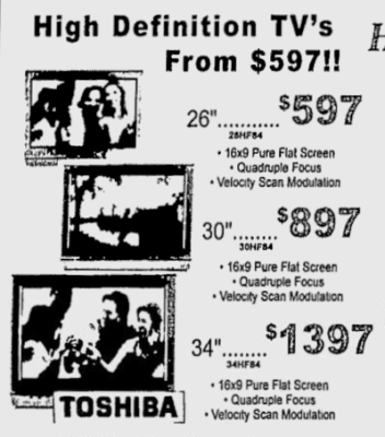 Toshiba 34HF84