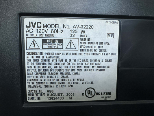 JVC AV-32220