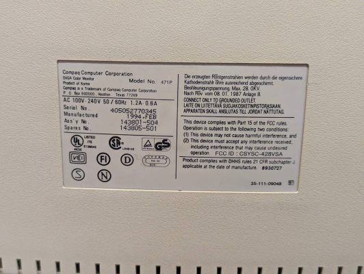 Click to view image in new tab Compaq 471P