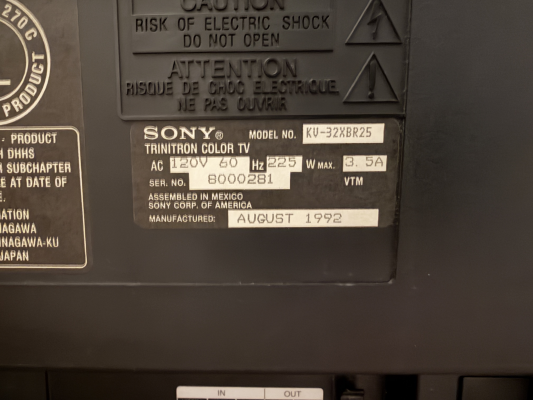Sony KV-32XBR25