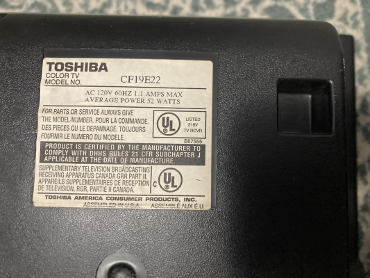 Click to view image in new tab Toshiba CF19E22