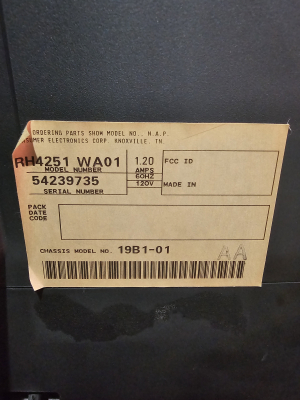 Click to view image in new tab Magnavox RH4251 WA01