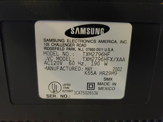 Samsung TX-M2796HF