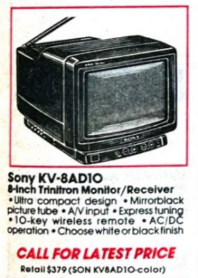 Sony KV-8AD10