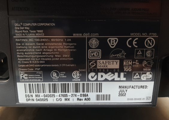 Dell P793