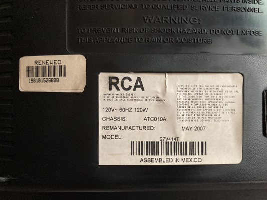 RCA 27V414T (YX8)