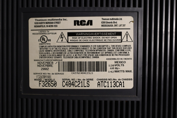 RCA F32650