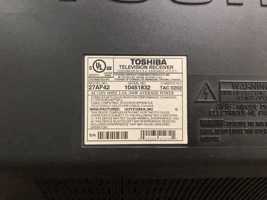 Toshiba 27AF42