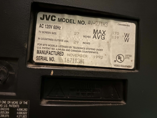 JVC AV-27TH3