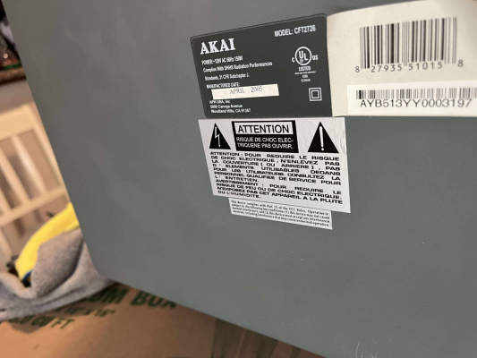 Akai CFT2726
