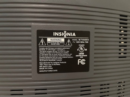 Insignia IS-TV040919