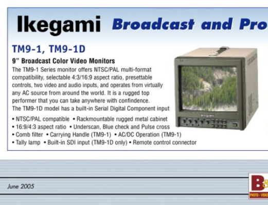 Click to view image in new tab Ikegami TM9-1