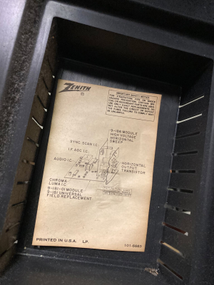 Click to view image in new tab Zenith Y1908W