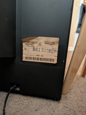 Sylvania RXH169 WA02