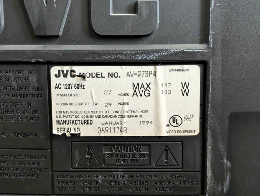 JVC AV-27BP4