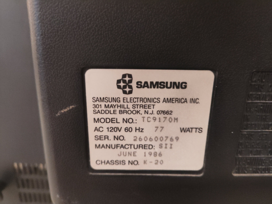 Samsung TC9170M