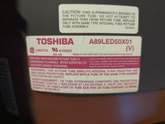 Click to view image in new tab Toshiba CX35F70