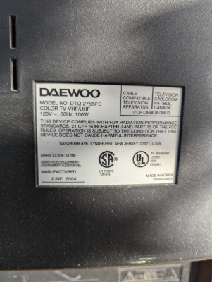 Daewoo DTQ-27S5FC