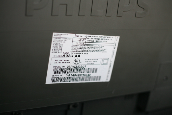 Click to view image in new tab Philips 26PW8402/37