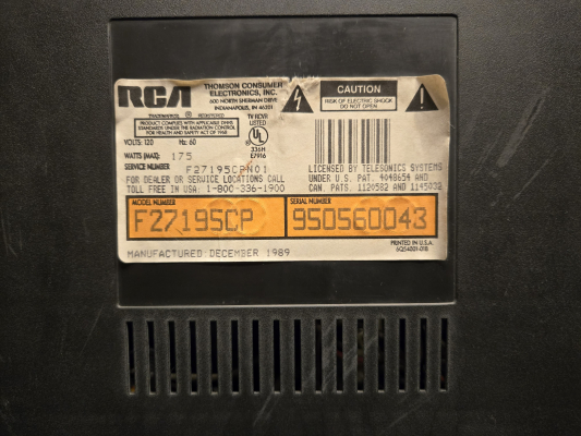 RCA F27195CP
