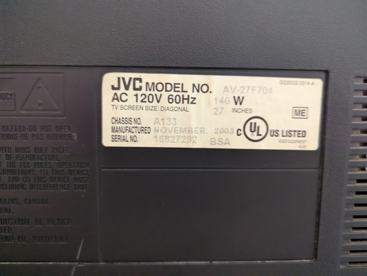 JVC AV-27F704