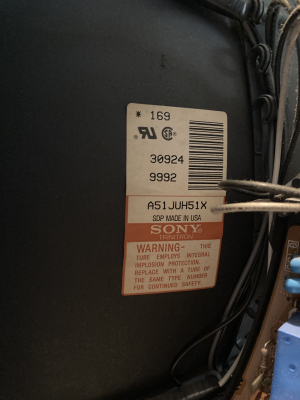 Click to view image in new tab Sony KV-20TR23