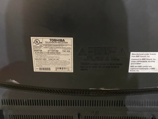 Click to view image in new tab Toshiba 35AF44