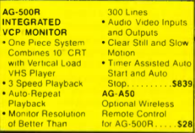 Click to view image in new tab Panasonic AG-500R