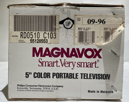 Click to view image in new tab Magnavox RD0510 C102