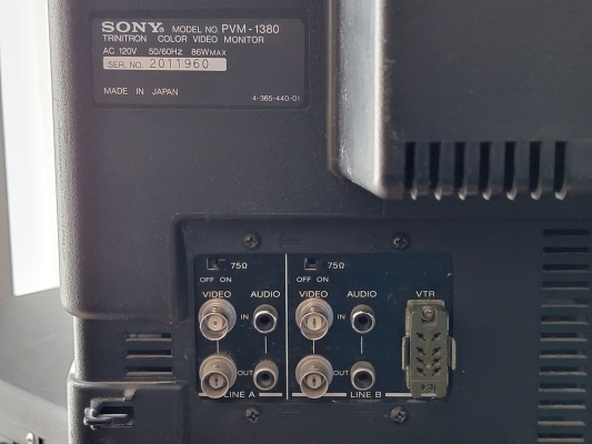 Sony PVM-1380