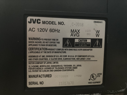 JVC C-2018