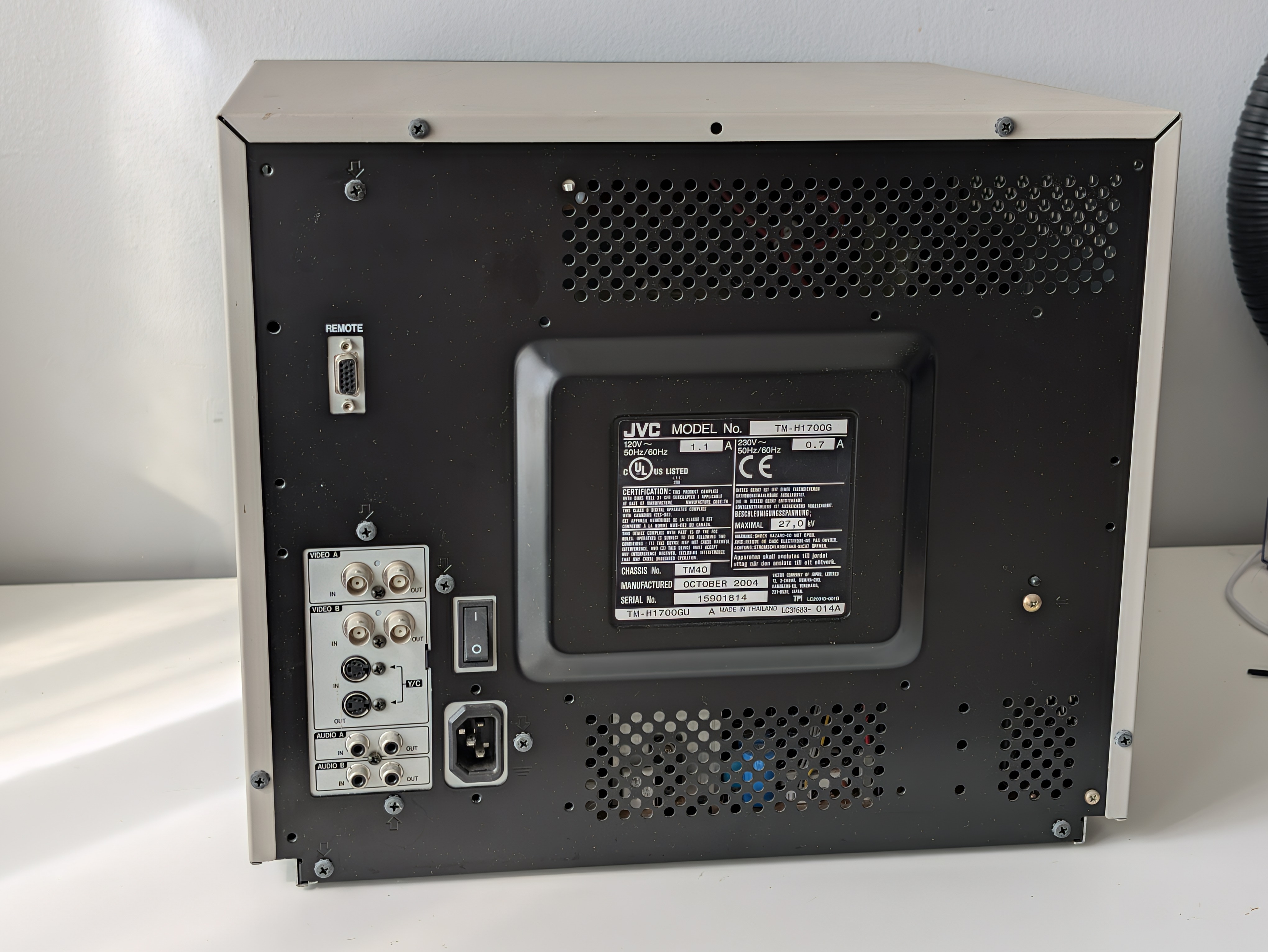 JVC TM-H1700G | CRT Database