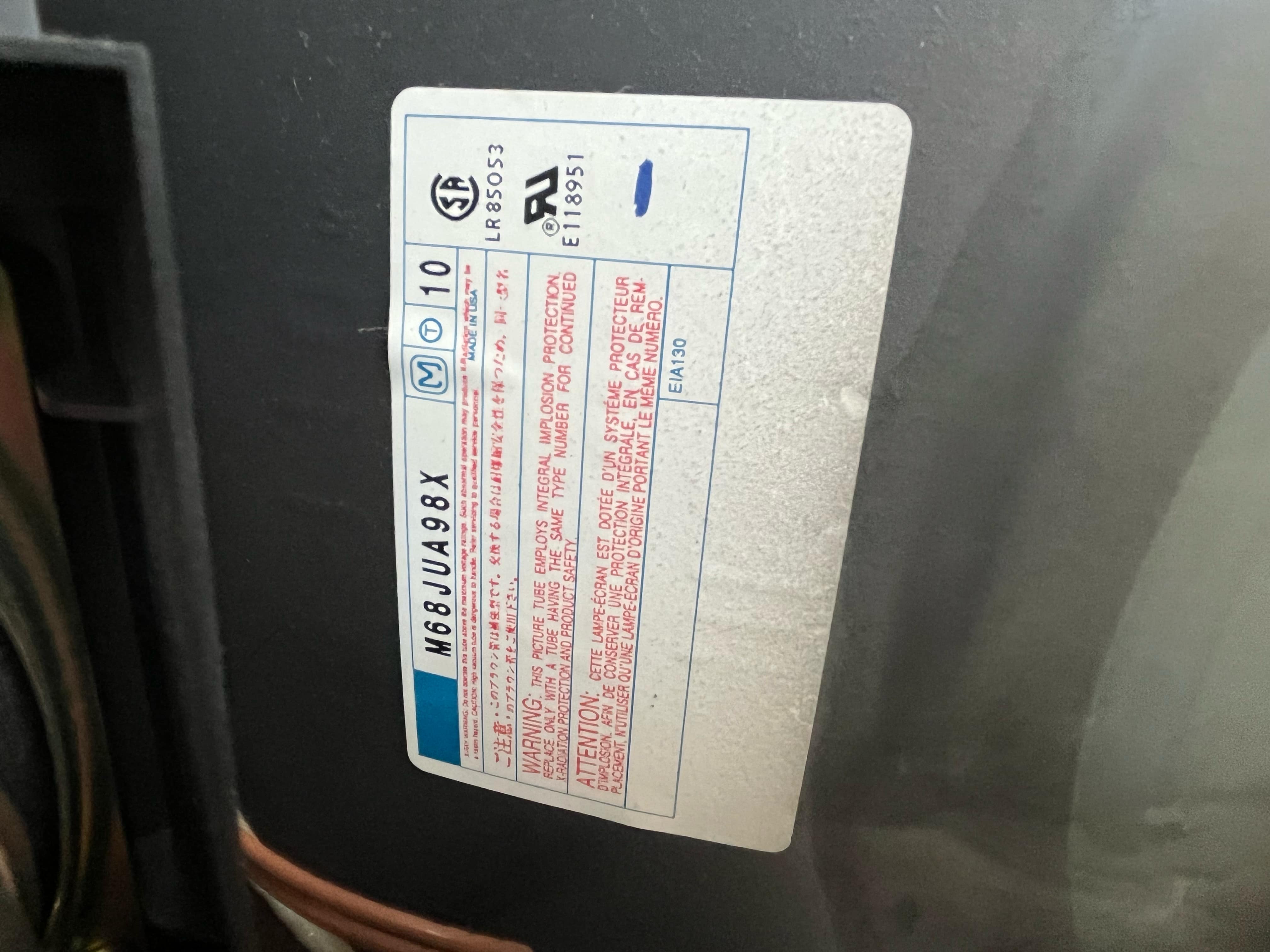 JVC AV-2781S | CRT Database